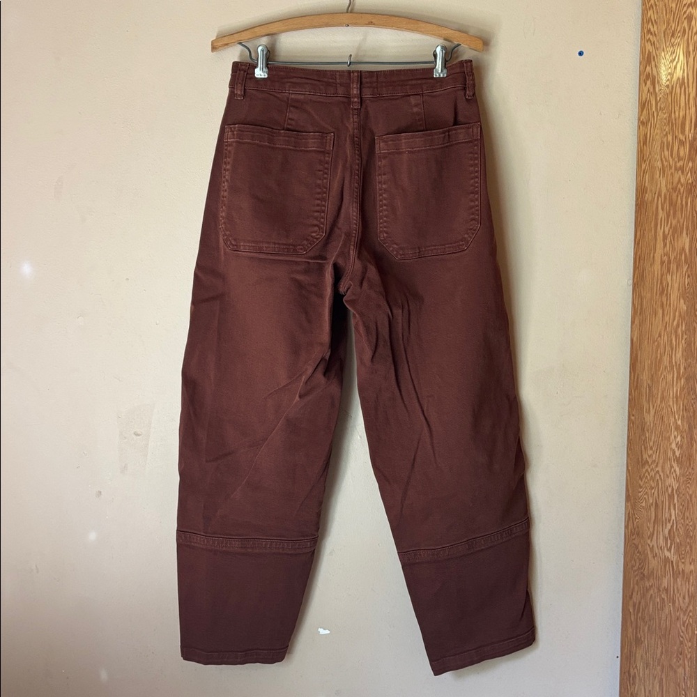 Everlane Utility Barrel Pant in Rosewood, 6 - Picture 8 of 11